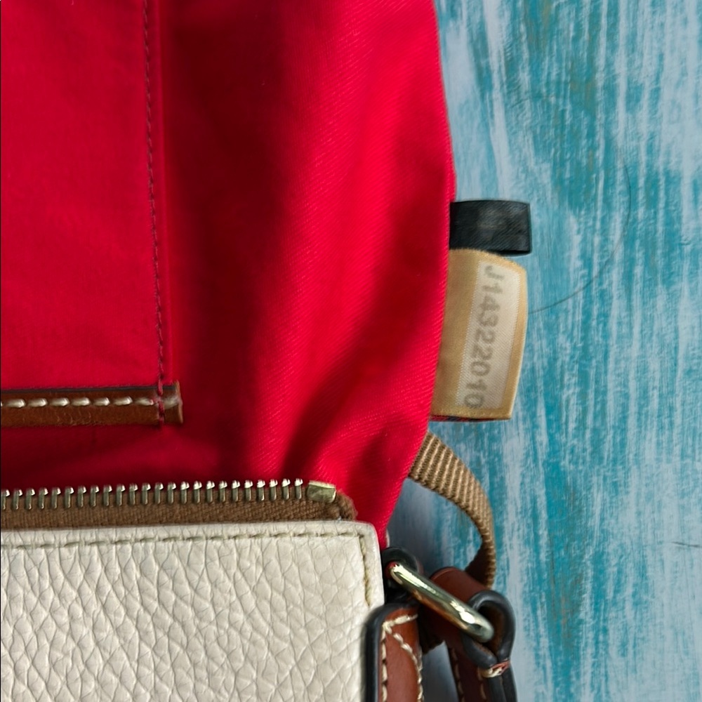Dooney & Bourke Blush Pink and Brown Crossbody Bag - Picture 10 of 12